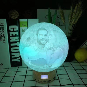 Bluetooth Portable Speaker Lamp LED Moon Lamp