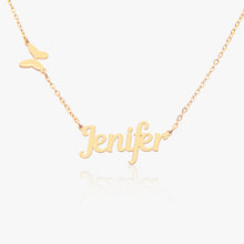 Load image into Gallery viewer, 597. Dainty Butterfly Necklace