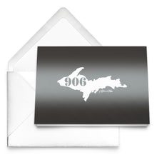 Load image into Gallery viewer, 906 Michigan Yooper Black Folded Notecards