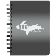 Load image into Gallery viewer, 906 Michigan Yooper Notebook Black