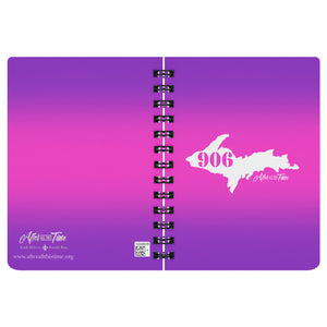 906 Michigan Yooper Notebook Pink