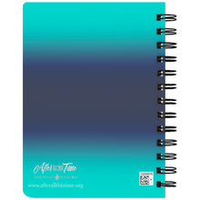 Load image into Gallery viewer, 906 Michigan Yooper Teal and Navy Notebook