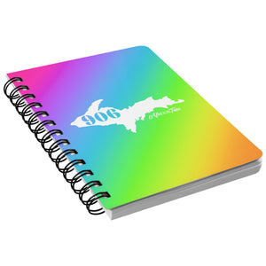 906 Yooper Rainbow Michigan Notebook