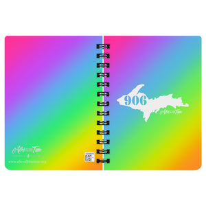 906 Yooper Rainbow Michigan Notebook