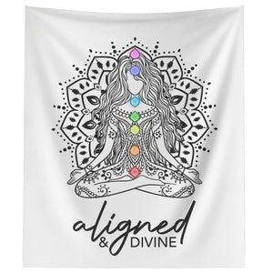 Aligned and Divine Wall Tapestry