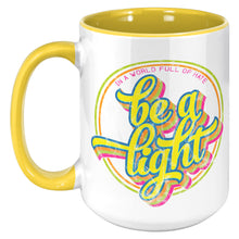 Load image into Gallery viewer, Be The Light 15 oz Coffee Mug