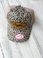 Load image into Gallery viewer, 906 Leather Tagged Cheetah Hat