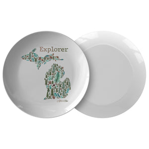 Explorer Michigan Dinner Plates