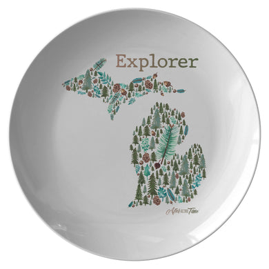 Explorer Michigan Dinner Plates