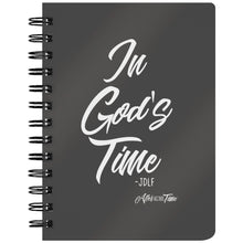 Load image into Gallery viewer, In Gods Time Black Notebook