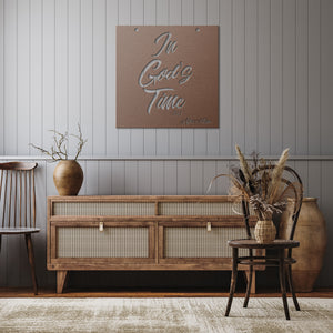 In God’s Time Metal Wall Decor