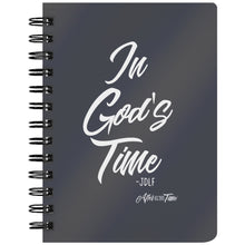 Load image into Gallery viewer, In Gods Time Navy Notebook