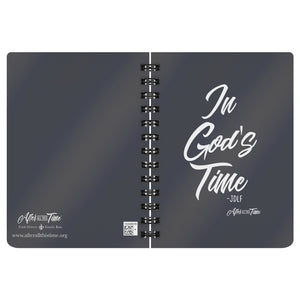 In Gods Time Navy Notebook