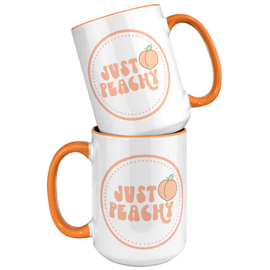 Just Peachy 15 oz Coffee Mug