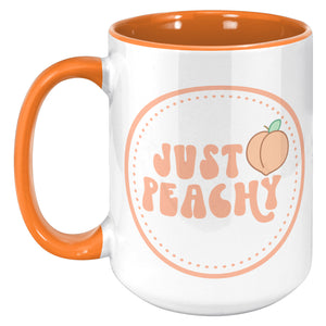 Just Peachy 15 oz Coffee Mug