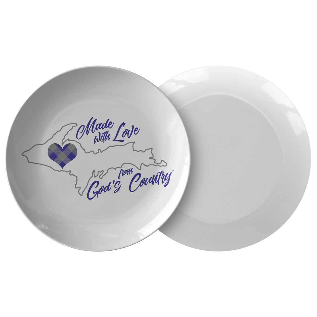 Made With Love Grey Dinner Plates