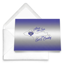 Load image into Gallery viewer, Made With Love Grey Michigan Folded Notecards