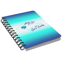 Load image into Gallery viewer, Made With Love Notebook Teal and Navy