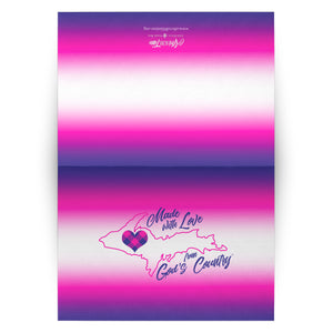 Made With Love Pink Greeting Card