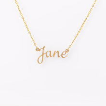 Load image into Gallery viewer, Name Necklace - Handwriting Font