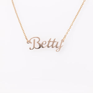 Name Necklace - Handwriting Font