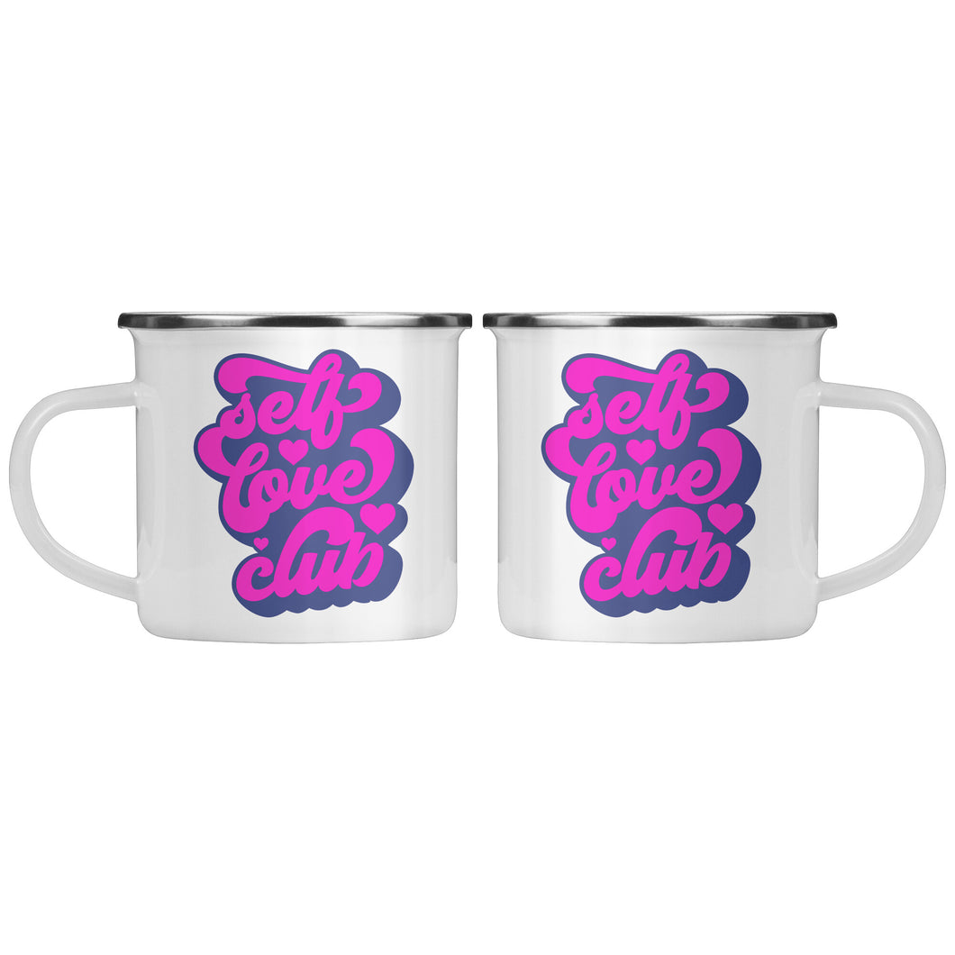 Self Love Club 12oz Camping Mug