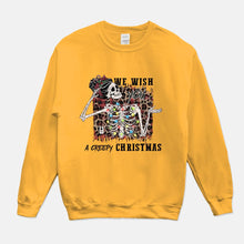 Load image into Gallery viewer, We Wish You A Creepy Christmas Sweatshirt