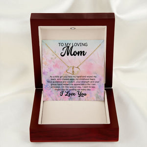 Everlasting Love Solid 10k Gold Necklace for Mom