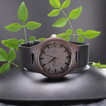 Load image into Gallery viewer, Adventures Together Engraved Wooden Watch