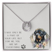 Load image into Gallery viewer, Lucky In Love Necklace - Rottweiler