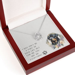 Lucky In Love Necklace - Rottweiler