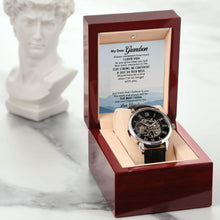 Load image into Gallery viewer, Men&#39;s Openwork Watch with LED Box - Grandson