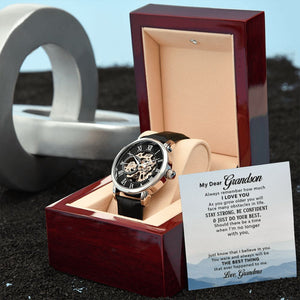Men's Openwork Watch with LED Box - Grandson