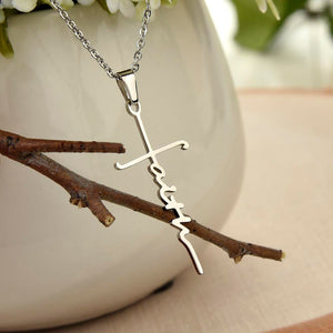 Faith Cross Necklace - Rottweiler