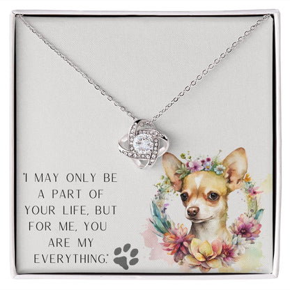 Love Knot Necklace - Chihuahua
