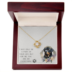 Love Knot Necklace - Rottweiler