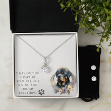 Load image into Gallery viewer, Alluring Beauty Necklace and Cubic Zirconia Earring Set - Rottweiler