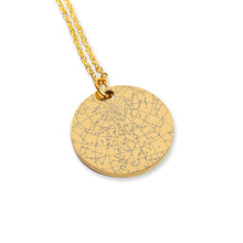Load image into Gallery viewer, Custom Star Map Necklace