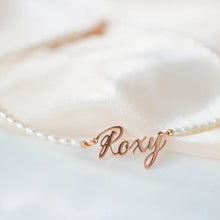 Load image into Gallery viewer, 509. Custom Name Pearl Necklace