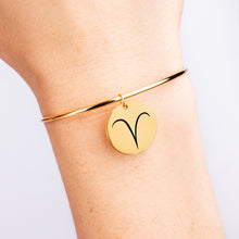 Load image into Gallery viewer, Zodiac Sign Bangle