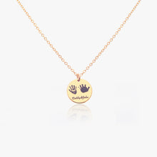 Load image into Gallery viewer, 598. Handprint Necklace with Name