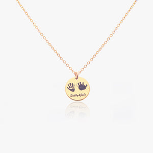 598. Handprint Necklace with Name