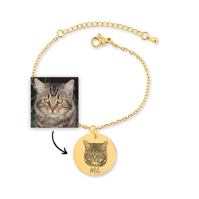 Cat Portrait Bracelet
