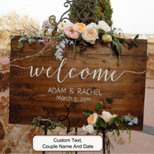 Load image into Gallery viewer, 494. Wood Welcome Sign