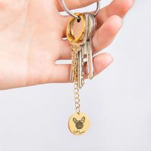 Load image into Gallery viewer, Pet Portrait Keychain