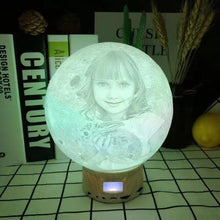 Load image into Gallery viewer, Bluetooth Portable Speaker Lamp LED Moon Lamp
