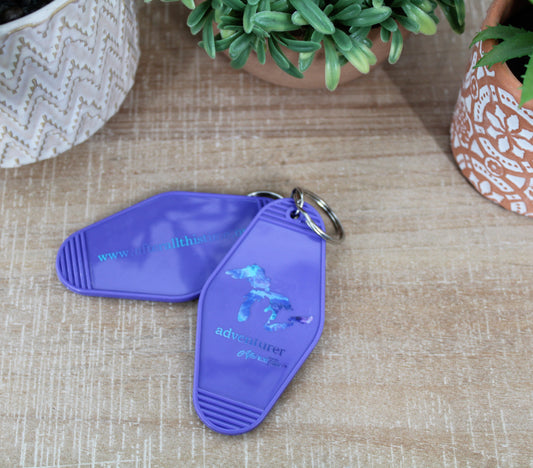 Adventurer Vintage Motel Keychain