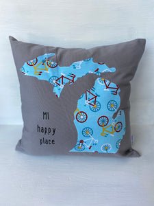 MI Happy Place Pillow