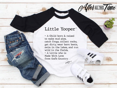 Little Yooper Raglan Tee