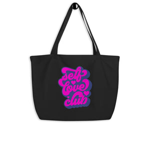 Self Love Club Large organic tote bag